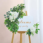 Artificial Italian Ruscus Greenery Stems, Faux Green Leaf Garland Branches Hanging Greenery Spray for Wedding Bouquet Arch Table Centerpiece Home Decor (Green-40 Pack) - Image 2
