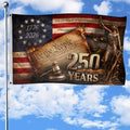 250 Anniversary USA Flag, Two-way Display 3x5 Ft, 250th Anniversary Flag 2 by RustFieldCo