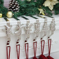 Christmas Stocking Holder for Mantle, Reusable Christmas Stocking Hooks, No-Damage Xmas Hanger for Fireplace Mantle Grip Stand Christmas Decoration Ornaments Hanging Shelf Floor by XENTUMI