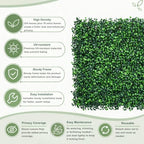 20''x20'' 24 Pieces Artificial Hedge Boxwood Panels UV Resistant - Image 4