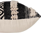· REDEARTH · Textured Handwoven Throw Pillow Cases - Char Delineate Black - Image 5