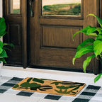 THEODORE MAGNUS Door Mat - Welcome Mat for Front Door with Non-Slip Backing - Durable Spring & Summer Doormat - Perfect for Outside Entrance Matt - Outdoor/Indoor - Tropical Mirage - 17" x 30" - Image 2