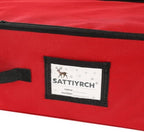 Sattiyrch Christmas Ornament Storage Box,Box Contributes Slots for 96 Holiday Ornaments 3-Inch Underbed Storage - Image 6