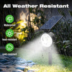 nipify Solar Spot Lights Outdoor Waterproof, Landscape Spotlights - Image 2