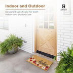 Coir Welcome Mat, Non-Slip, Strawberries, 17 x 29 in - Image 5