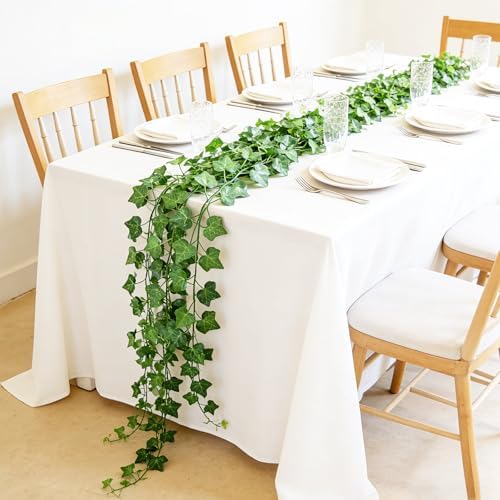 720 Feet 96 Pack Fake Vines for Room Decor, Artificial Ivy Greenery Garland Vine Leaves, for Bedroom, Garden Wall, Indoor Outdoor - Image 5