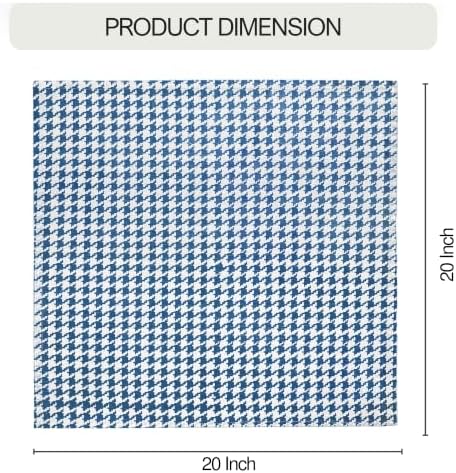 FINGERCRAFT Cloth Napkins Set of 12, 100% Cotton, 20x20 Inch, Stellar - Image 7