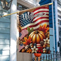 FLAGWIX American Pumpkin Flag - House Flags for Outside 29.5" x 39.5" by FLAGWIXLLC