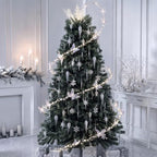 Retisee Crystal Christmas Tree Decor Acrylic Garland, White, Butterfly - Image 2
