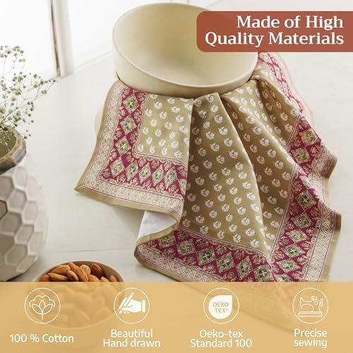 Maison d' Hermine Cloth Napkins Set of 4 Reusable 100% Cotton (18" x 18") - Image 3