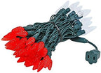 Novelty Lights 24FT 70 LED C6 Christmas String Lights, Red & Pure White - Image 6