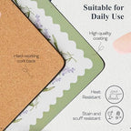 Pimpernel – Portmeirion Lavandula Placemats – GreenWhite, Set of 4 - Image 4