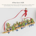 MACKENZIE-CHILDS Patience Brewster 12 Days Christmas Ornament, Decorative Hanging Ornament for Christmas Tree, 10 Pipers Piping - Image 2