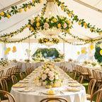 4Pcs Artificial Lemon Garland with Fruits, 24FT Fake Yellow Lemon Vines - Image 5