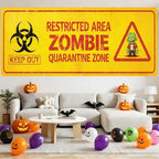 7x16FT Horror Zombies Halloween Garage Door Banner Halloween Zombies Garage Door Cover Decoration for Hallowen Decoration - Image 6