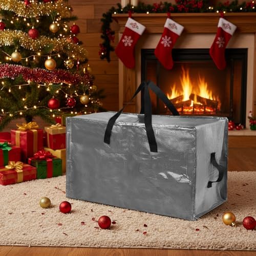 Shappy 6 Pcs Storage Bags, Grey, 30 x 16", 24 x 16", 20 x 16" - Image 5
