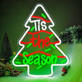 Christmas Tree Cake Neon Sign Christmas Neon Sign for Wall Decor Tis The Season Led Sign Xmas Tree Cakes Neon Light Up Signs for Holiday Door Window Bedroom Party Home Xmas Gift Winter Bar Porch by DpaintNeonSign