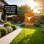 Texas Longhorns Garden Flag with Stand Holder - Image 4