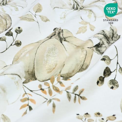 Fall Pumpkin Pillow Covers Set of 2,20x20 Inch,Beige - Image 5