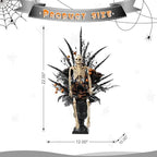 Glitzhome 22" H Halloween Tree, Black Halloween Table Decorations, Spooky Tree with Black Rose, Skeleton and Berry Urn Table Tree for Table, Window, Shelf and Mantle - Image 3