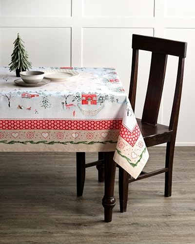 Maison d' Hermine Table Cloth Rectangle Table Reusable 100% Cotton 60"x90" - Image 4