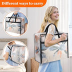 TasticTotes 6 Pack Clear Storage Bags for Comforter, Clothes & Bedding, 90L - Image 4