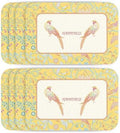 patdrea Designer Vintage French PVC Placemats Set of 6,12"x17"-Magnolia A by patdrea