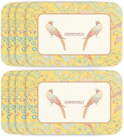 patdrea Designer Vintage French PVC Placemats Set of 6,12"x17"-Magnolia A by patdrea