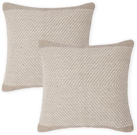 · REDEARTH · Boho Textured Handwoven Throw Pillow Cases - Artisanal Chevron by REDEARTH