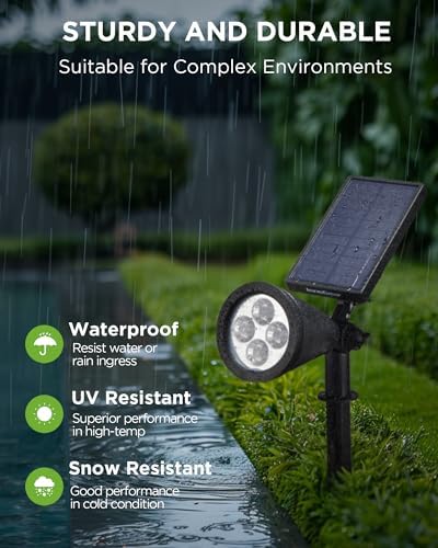 InnoGear 4 Solar Lights Outdoor for Halloween Christmas Xmas, 4 Colors - Image 7