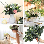 Janinka 60 Pcs Artificial Seeded Eucalyptus Stems Mixed Greenery - Image 4