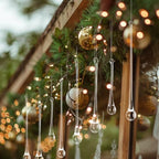 22 Pcs Clear Glass Teardrop Christmas Ornaments,4 Large Size - Image 5