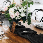 6 Pack Cheesecloth Table Runner 10Ft Christmas Gauze Boho Table Runners for Wedding Decor Bridal Shower Decorations Baby Shower Party(35" x 120") - Image 3