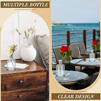 Lallisa 60 Pcs 4 Inches Small Glass Bud Vases Bulk Mini, Clear - Image 6