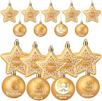 36 Pcs Eid Al Adha Decorations Eid Mubarak Decorations Ramadan Hanging Gold Moon Ornaments Plastic Star Ramadan Islamic Decor for Home Window Islamic Muslim Tree Party Decor by PullCrease