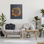 Hello Fall Sunflower Pumpkin, 30 x 40 Inch Canvas Wall Art - Image 3
