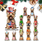 Magnetic Wood Animal Tabletop Decor Interchangeable Holiday (D) - Image 2
