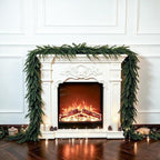 2 Pack 9 FT Artificial Norfolk Pine Garlands for Christmas Decor - Image 5