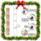 SRongmao Santa Stop Here Porch Sign Christmas Front Door Hanging Decorations 8x63inch Vertical Wooden Indoor Outdoor Standing Signs For Home Yard Farmhouse Holiday Decor - Image 7