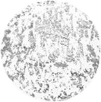 Disposable Silver Placemats Set of 100 Silver Doilies Charger Round Metallic Glitter Foil Pressed Dining Table Decoration Centerpieces for Party Wedding Birthday - Image 2
