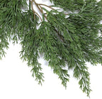 ENVEN Faux Cedar Christmas Garland with Red Berries & Pine Cones – Full Faux Winter Greenery for Holiday Mantel, Staircase, Doorway, Indoor Outdoor Christmas Décor (9FT-Deluxe Cedar) - Image 3
