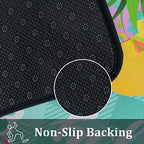 2 Pcs Easter Kitchen Rugs and Mats for Floor Non-Slip Backing Easter Eggs Bunny Mat Easter Outdoor Decorations Anti Fatigue Kitchen Rug Sets with Runner (Happy Easter 03, 17"x47.2"+17"x30") - Image 4
