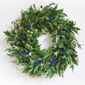 HomeKaren Wreaths for Front Door 26", Door Spring Wreath with Eucalyptus Olive Boxwood Leaves, Greenery Wreath Door Decoration for Spring Summer All Season Home and Outdoor by HomeKaren