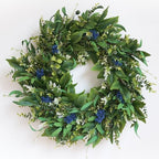 HomeKaren Wreaths for Front Door 26", Door Spring Wreath with Eucalyptus Olive Boxwood Leaves, Greenery Wreath Door Decoration for Spring Summer All Season Home and Outdoor by HomeKaren