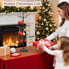 Metal Ornament Display Tree, Black Christmas Ornament Tree Display Stand - Image 6