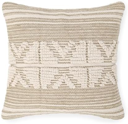· REDEARTH · Boho Handwoven Throw Pillow Cases - Rustic Elegance Natural - Image 4