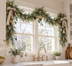 15FT Real Touch Artificial Cedar Garland for Christmas Decor - Image 4