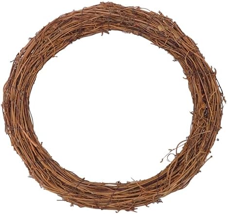 5 Pcs 12 Inch Natural Grapevine Wreath Set, Hand-Woven Vine Branch Wreaths for DIY Crafts, Christmas Decorations, Home & Event Styling - Image 3