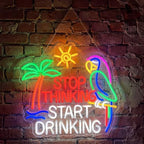 Zhengmy Bar Neon Sign, USB Powered LED Wall Light for Home Bar Decor - Image 6