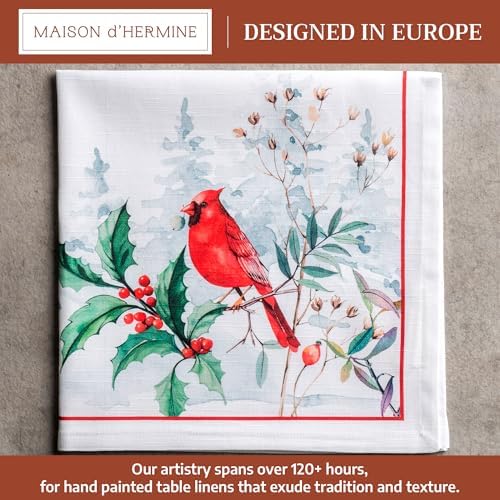 Maison d' Hermine Cloth Napkins Set of 4 Reusable 100% Cotton (20" x 20") - Image 2